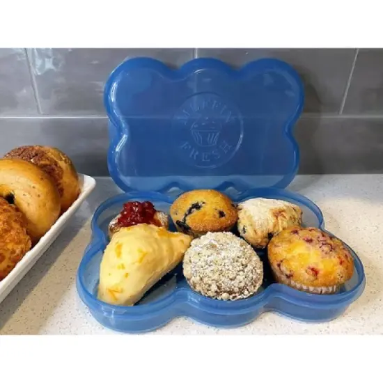 Fresh Keeper  Reusable Air Tight Muffin Storage Container image {5}