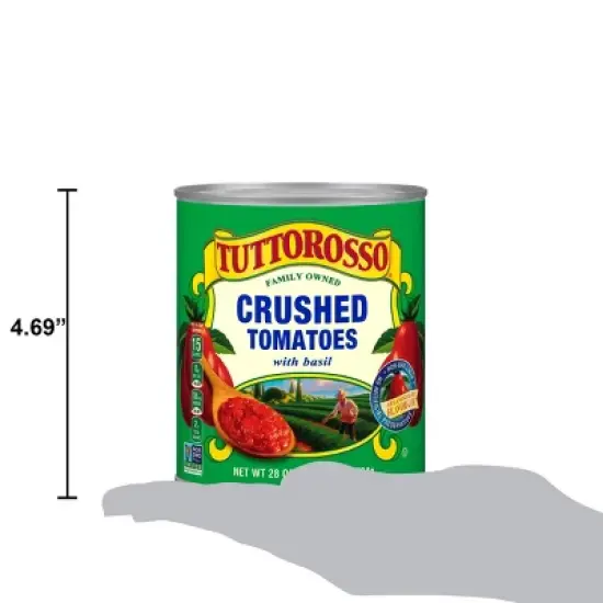 Tuttorosso Crushed Tomatoes with Basil 28oz image {4}