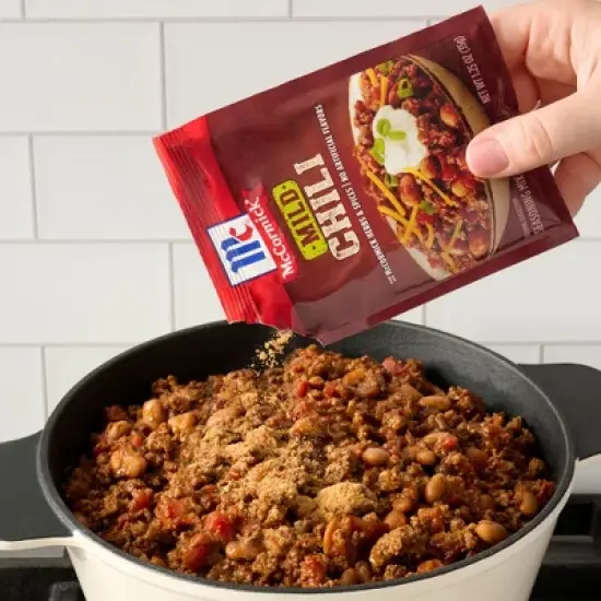 McCormick Mild Chili Seasoning Mix - 1.25oz image {4}