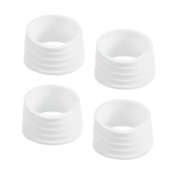 Unique Bargains Silicone Non-Slip Wear-Resistant Tennis Badminton Racket Handle Grip Rings 4 Pcs image {8}