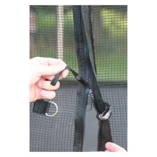 Skywalker Trampolines 15 Foot Square Trampoline and Enclosure - Blue image {5}