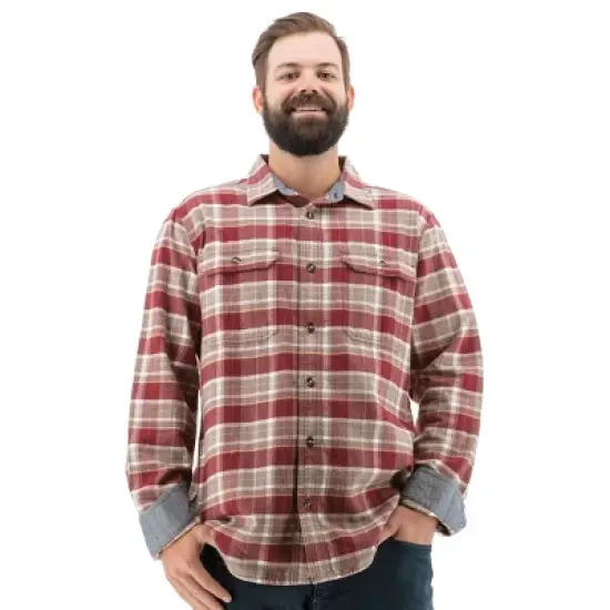 Men's Ecoths Heywood Relaxed Fit Long Sleeve Button Down Shirt image {10}