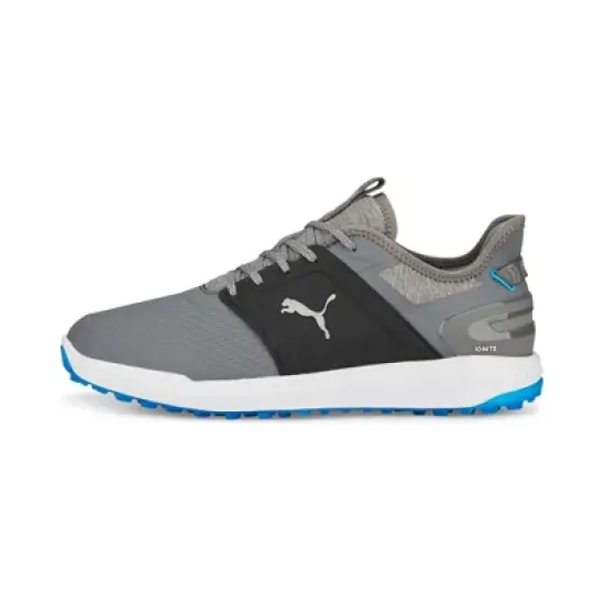 Puma Men's Ignite Elevate Spikeless Golf Shoes - Quiet Shade/Silver image {1}