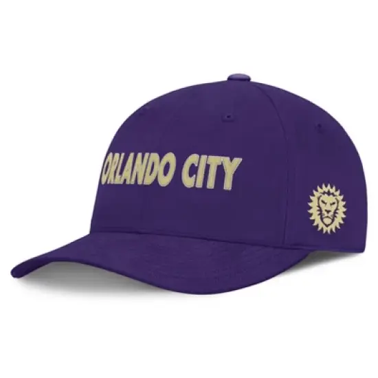 MLS Orlando City SC Structured Hat: Cotton, Easy-Close Fastener, Tagless Design image {4}