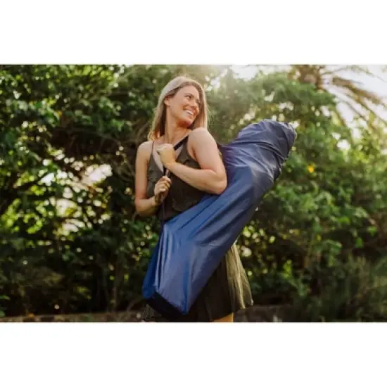 MLB Los Angeles Dodgers Reclining Camp Chair - Navy Blue with Gray Accents image {4}