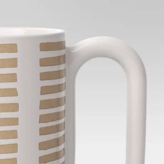 16oz Stoneware Broken Blinds Print Mug Golden Apple - Room Essentials&trade; image {2}