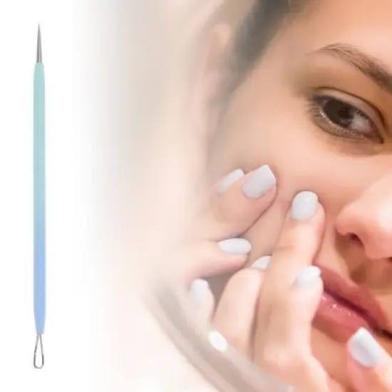 Unique Bargains Portable Gradient Pimple Extractor Blue 1 Pc image {3}