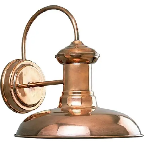 Progress Lighting Brookside 1-Light 10" Copper Wall Lantern image {3}