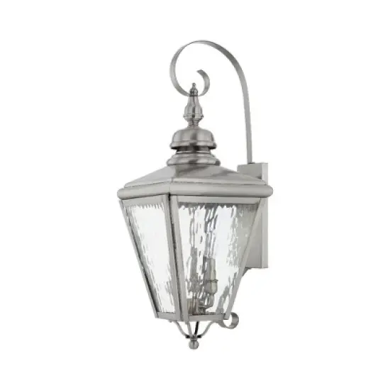 Livex Lighting Cambridge 3 - Light Wall Light in  Black image {1}