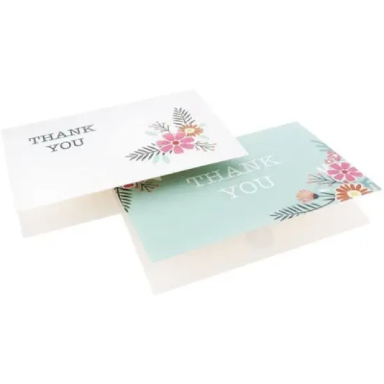 Best Paper Greetings 48-Pack Floral Blank Thank You Notes Greeting Cards with Envelopes Bulk Sets, 6 Designs, 4x6 In image {4}