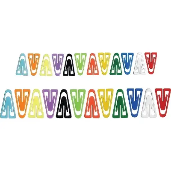 Advantus Paper Clips Plastic Large (1-3/8") Assorted Colors 200/ Box PC0600 image {1}