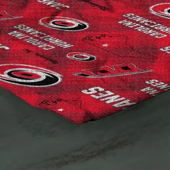 NHL Carolina Hurricanes 60"x70" Uplift Chenille Throw Blanket image {2}