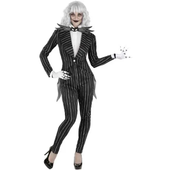 HalloweenCostumes.com Women's Disney Jack Skellington Halloween Costume | The Nightmare Before Christmas Outifts for Cosplay image {14}