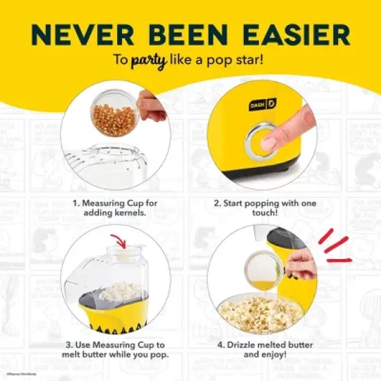 Peanuts x Dash Popcorn Maker image {5}