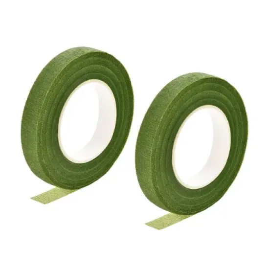 Unique Bargains Self-Adhesive Stem Wrapping Wedding Bouquet Floral Tape 2 Pcs image {7}