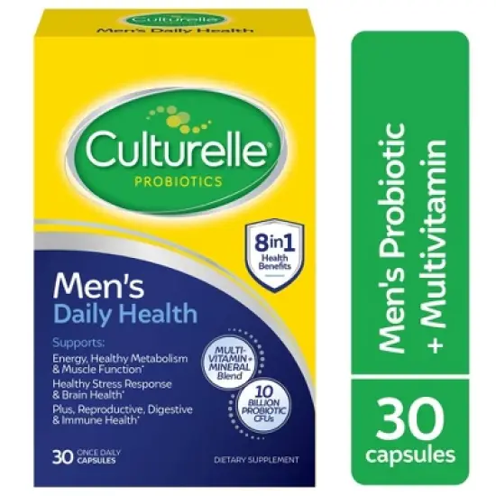 Culturelle Men's Daily Health Dietary Supplements Capsules - 30ct image {9}