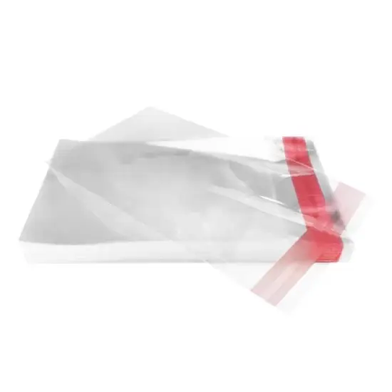 UOFFICE Pack of 1,000 Clear Resealable Cellophane Bags 3.1" x 4.7"- 1.2 Mil image {3}