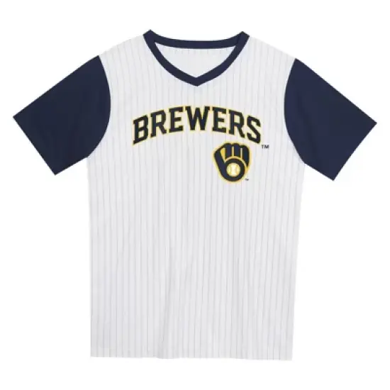MLB Milwaukee Brewers Boys' Pullover Jersey image {1}