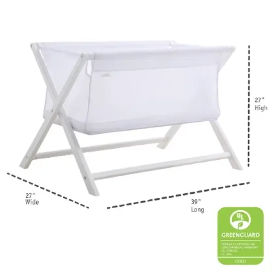 BreathableBaby Breathable Mesh Portable Sleeper - Bassinet & Travel Crib image {4}
