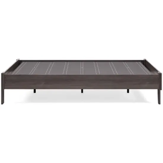 Brymont Platform Bed Dark Gray - Signature Design by Ashley image {3}