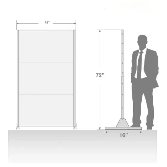 PexFix 72 in. H x 47 in. W Outdoor Metal Privacy Screen Cobble Pattern in Black image {3}