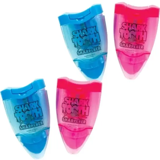 Chomp & Clean! Shark Tooth Sharpeners & Erasers (4 Pack) image {4}