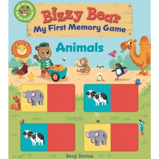 Bizzy Bear: My First Memory Game: Animals - (Board Book) image {1}