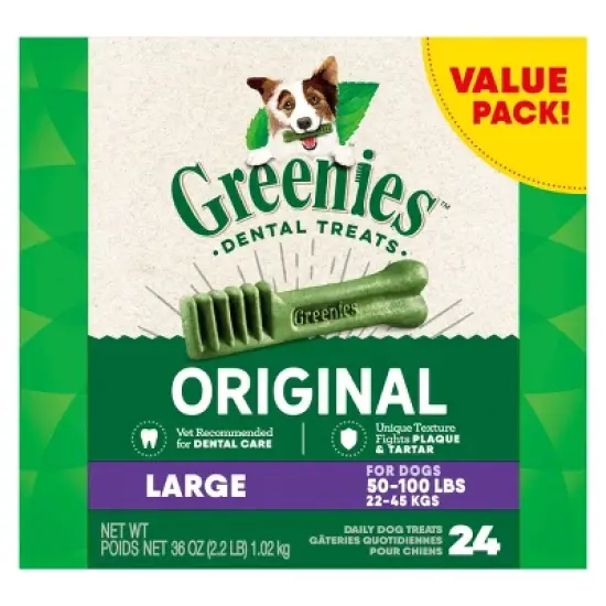 Greenies Large Original Chicken Dental Dog Treats image {10}