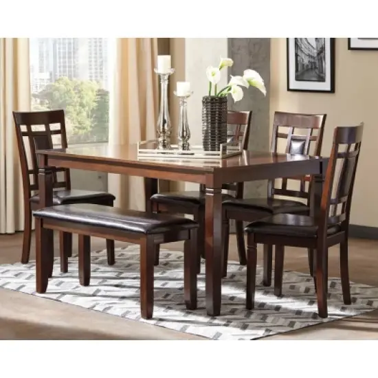 Bennox Dining Table Set Brown - Signature Design by Ashley image {1}