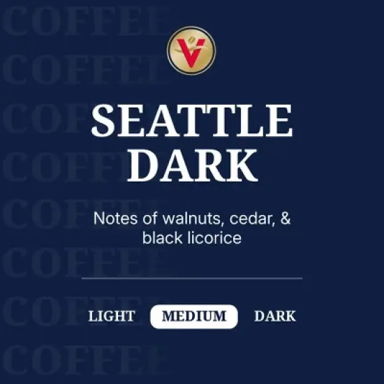 Victor Allen's Coffee Seattle Dark, Dark Roast, 80 Count, Single Serve Coffee Pods for Keurig K-Cup Brewers image {1}