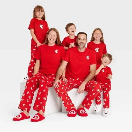 Adult Bullseye Scuff Slippers - Wondershop&trade; Red image {4}