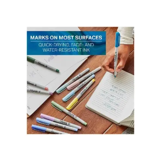 Sharpie Mystic Gems Permanent Markers Ultra Fine Tip Assorted 24/Pack (2136772) image {1}