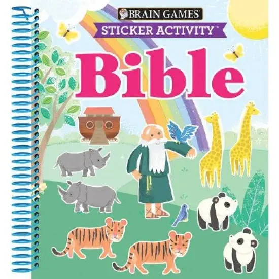 Brain Games - Sticker Activity: Bible (for Kids Ages 3-6) - (Spiral Bound) image {1}
