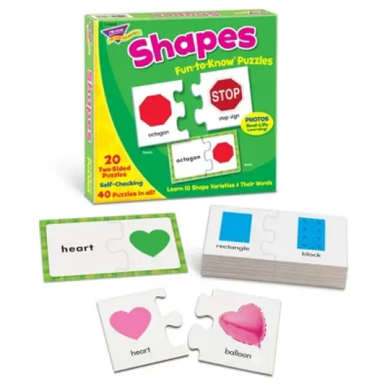 TREND Shapes Fun-to-Know Puzzles image {1}