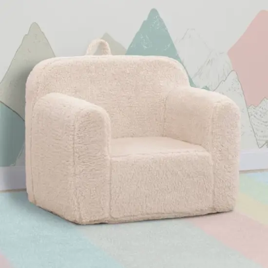 Delta Children Kids' Cozee Sherpa Chair - 18 Months and Up image {1}