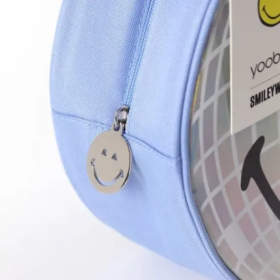 Yoobi SmileyWorld Round Disco Ball Lunch Tote - Blue image {4}