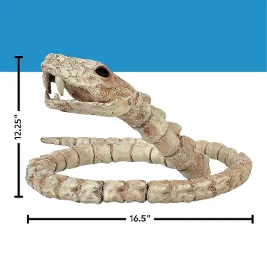 12 1/4" Slithering Snake Plastic Skeleton Halloween Decoration image {2}