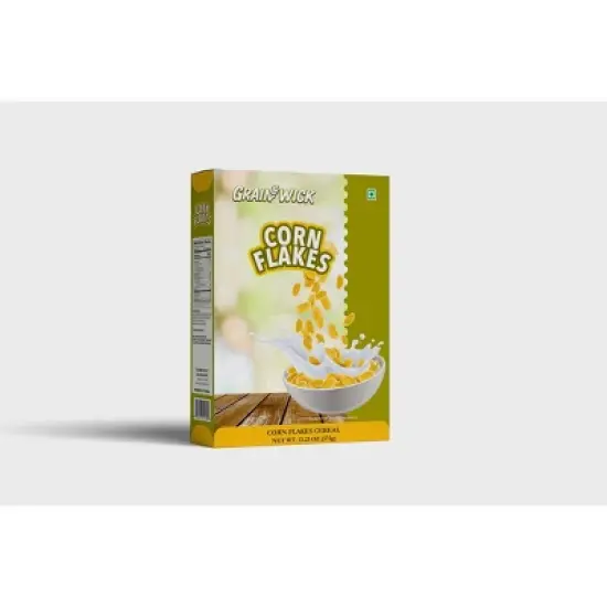 Aiva Corn Flakes Cereal Box &ldquo; Classic Crunchy Golden Breakfast Flakes | Breakfast Cereal | Wheats Breakfast Cereal | 13.23 oz (Pack of 2) image {1}