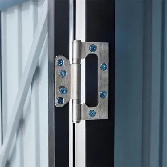 Firewood Storage Shed Outdoor &ndash; Galvanized Steel Log Holder with Sloping Roof &ndash; Weatherproof Firewood Shelter for Patio, Backyard & Garden image {4}