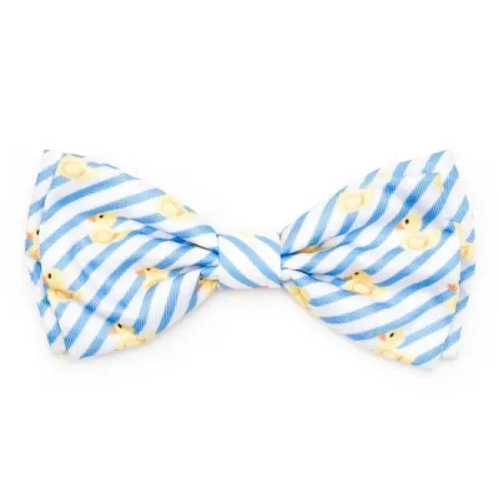 The Worthy Dog Stripe Rubber Duck Bow Tie Accessory image {3}