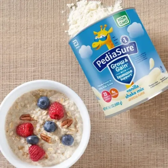 PediaSure Grow & Gain Non-GMO Shake Mix Powder Vanilla - 14.1oz image {4}