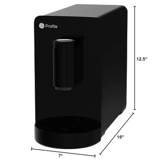 GE Profile Automatic Espresso Machine, One-Touch Brew (Black) image {10}