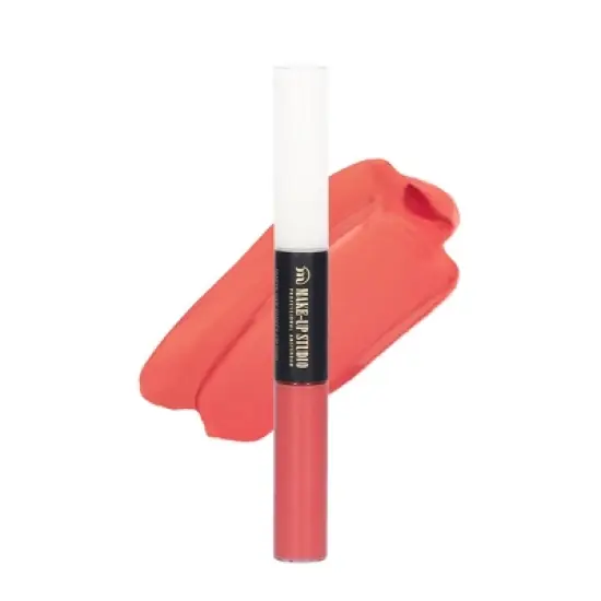 Make-Up Studio Amsterdam Matte Silk Effect Lip Duo - Women Lipsticks - Charming Coral - 2 pc image {3}