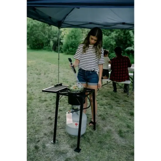 Stansport Outdoor Single Burner Stove With Mesh Shelf image {1}