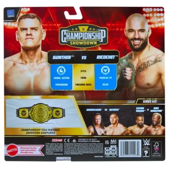 WWE Showdown 2-Packs 13 Walter Gunther & Ricochet- WWE Showdown 2-Packs 13 Walter Action Figure image {1}