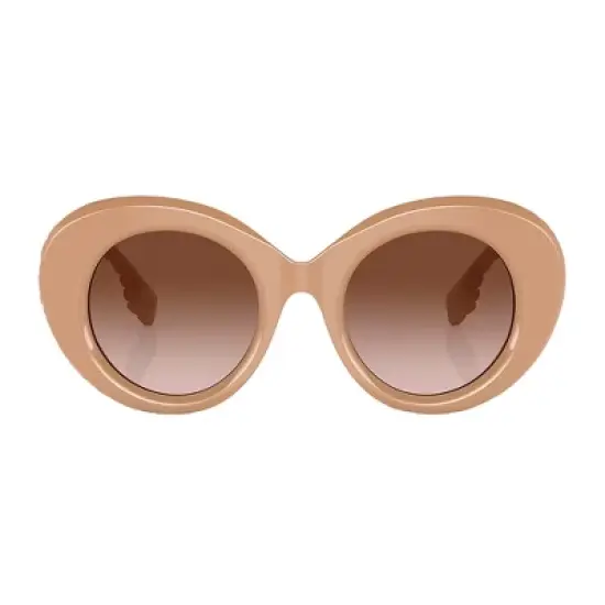 Burberry MARGOT BE 4370U 399013 Womens Round Sunglasses Beige 49mm image {1}