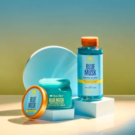 Tree Hut Shea Sugar Body Scrub - Blue Musk - 18oz image {7}