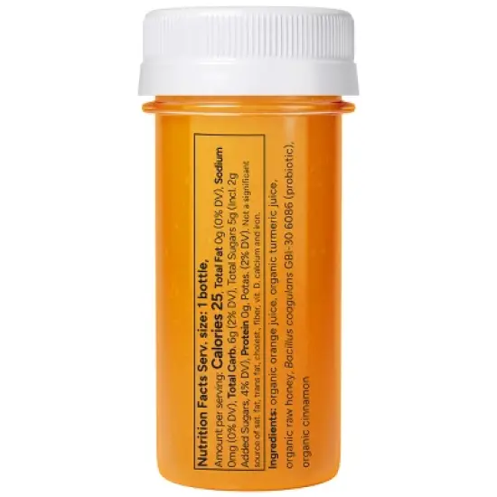 So Good So You Immunity Turmeric Cinnamon Organic Probiotic Juice Shot - 1.7 fl oz image {2}