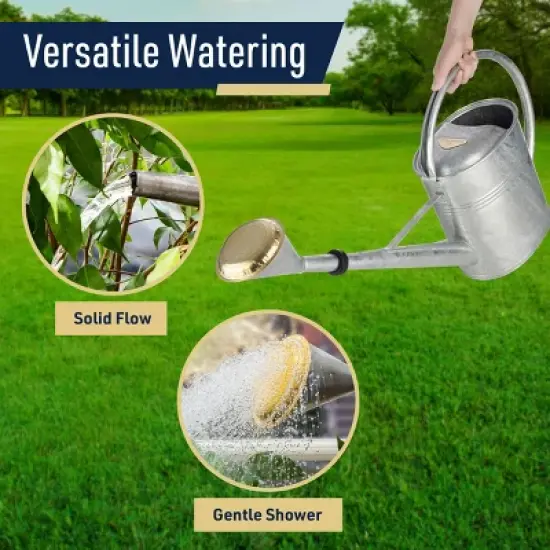 Kings County Tools Galvanized 2 Gal Watering Can image {2}