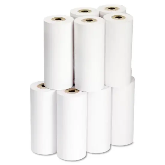 PM Company Med/Lab Thermal Printer Rolls 4 9/32" x 78 ft White 12/Pack 06360 image {1}